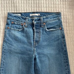 Levi's Light Blue Straight Leg Jeans